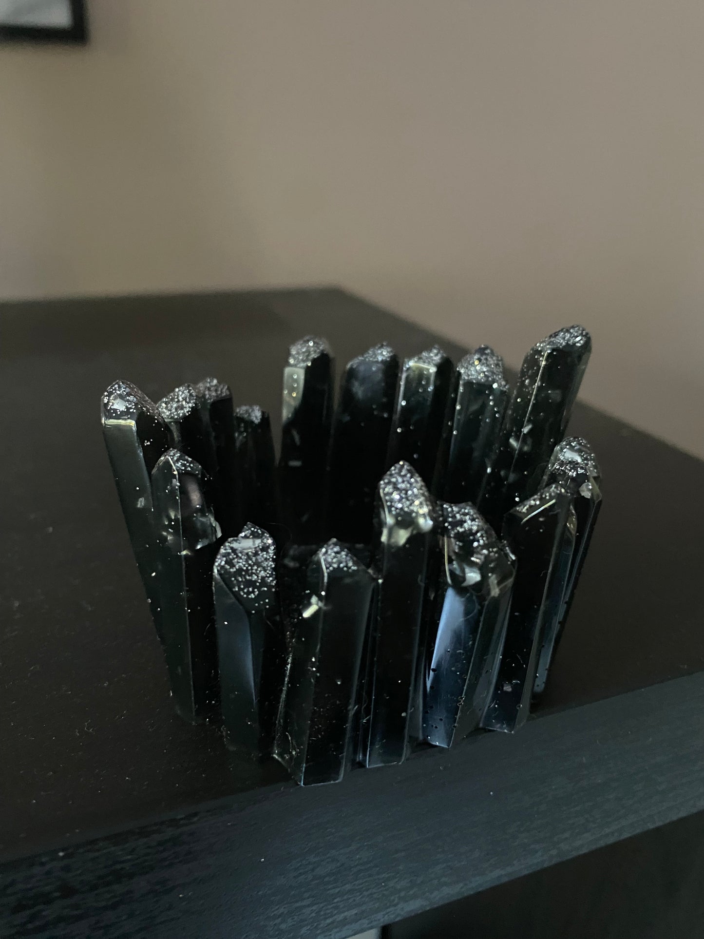 Bougeoirs en résine