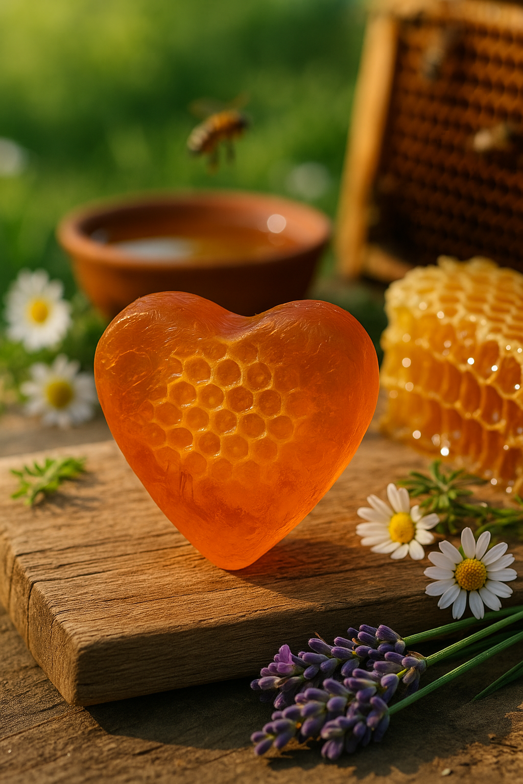 Savon Coeur en Glycerine