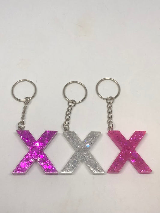 Porte Clés Lettre "X"